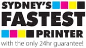 Sydney's Fastest Printer — Printing in Sydney — 24 hours — Print overnight